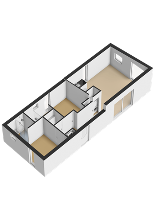 Floorplan - Zeedijk 24-416, 4504 PN Nieuwvliet